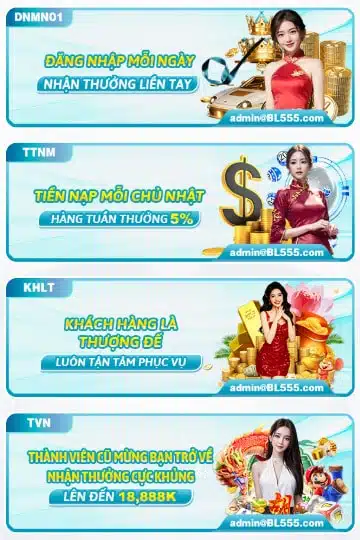 Khuyến mãi BL555 5 Nếu ý quan trọng thi tham gia Khuyến mãi BL555